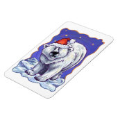 Magnet Flexible Noël à l'ours polaire (Côté Gauche)