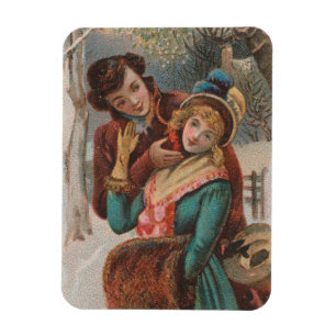 Magnet Flexible Noël, Angleterre - Publicité de l'ère victorienne,