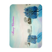 Magnet Flexible Noël bleu suisse (Vertical)