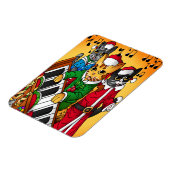Magnet Flexible Noël Carol Cats (Côté Gauche)