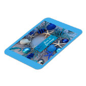 Magnet Flexible Noël de Noël des coquillages côtiers tropicaux (Côté Gauche)