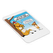 Magnet Flexible Noël de petit cheval mignon et drôle (Côté Droit)