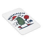 Magnet Flexible Noël de Pickball (Côté Droit)