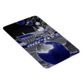 Magnet Flexible Noël en bleu (Côté Droit)