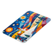 Magnet Flexible Noël folklorique (Côté Gauche)