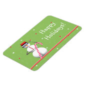 Magnet Flexible Noël Holiday Snowman (Côté Gauche)