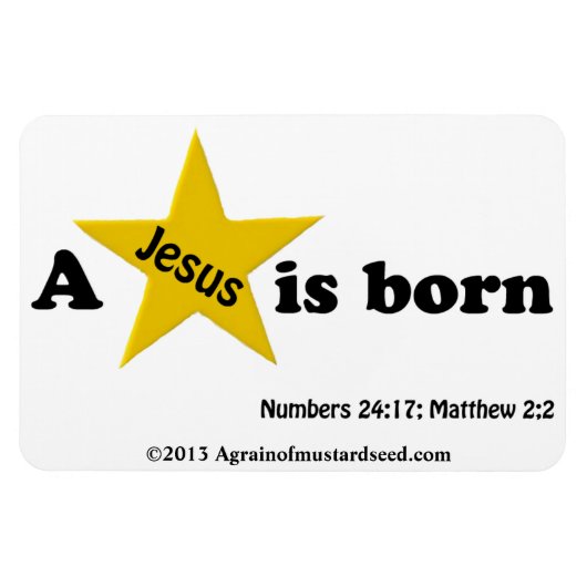 Magnet Flexible Noël Jésus (Horizontal)