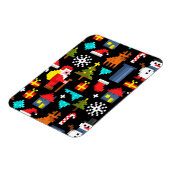 Magnet Flexible Noël Pixel (Côté Gauche)