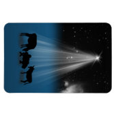 Magnet Flexible Noël, Religieux, Nativité, Étoiles, Aimant (Horizontal)