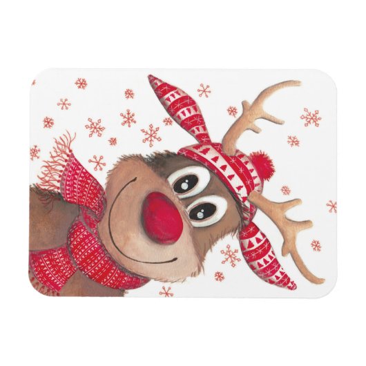 Magnet flexible Noël Rudolf (Horizontal)