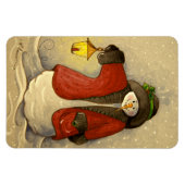 Magnet Flexible Noël Snowman et Lantern 4910 (Horizontal)