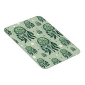 Magnet Flexible Nœud celtique attrape-rêves vert (Côté Droit)