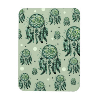 Magnet Flexible Nœud celtique attrape-rêves vert