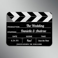 Noir Blanc Clignotement de la carte Mariage Enregi