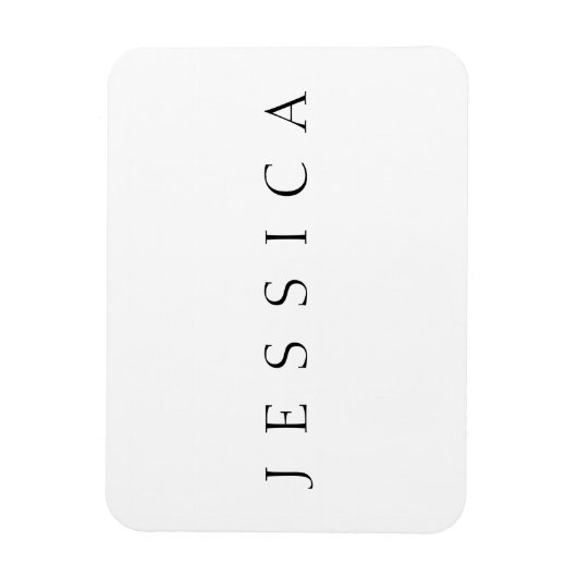 Magnet Flexible Nom classique (ou mot) (Vertical)