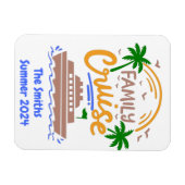 Magnet Flexible Nom de famille Navire Croisière Croisière Porte Ca (Horizontal)