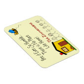 Magnet Flexible Nom De Famille - Pas D'Endroit Comme Maison (Côté Droit)