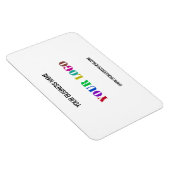 Magnet Flexible Nom de logo personnalisé Site Web Promotionnel Per (Côté Droit)