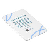 Magnet Flexible Nom d'ingrédient ajouter nom d'entreprise site Web (Côté Droit)