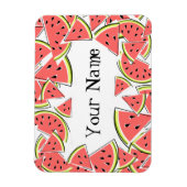 Magnet Flexible Nom du centre de pastèque (Vertical)