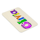 Magnet Flexible Nom du personnage de dessin "Olivia" (Côté Droit)