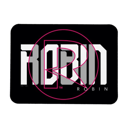 Magnet Flexible Nom graphique Robin Hi-Tech (Horizontal)