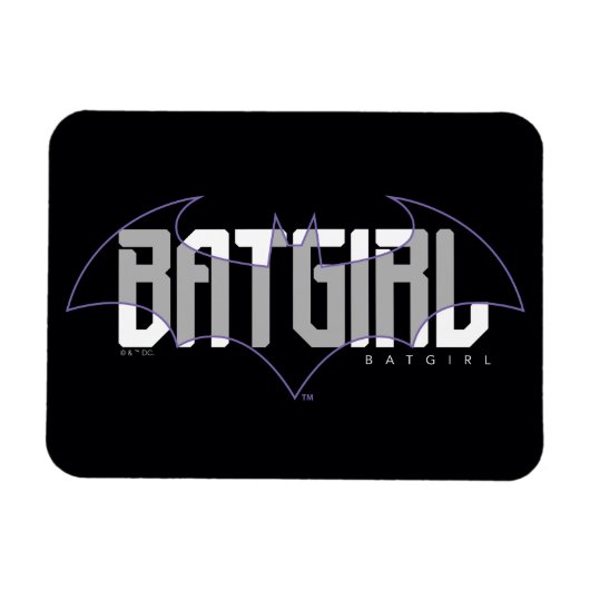 Magnet Flexible Nom Hi-Tech de Batgirl Graphique (Horizontal)