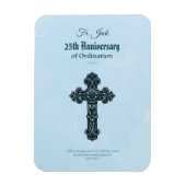 Magnet Flexible Nom personnalisé & Anniversaire Année Ordination,  (Vertical)