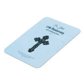 Magnet Flexible Nom personnalisé & Anniversaire Année Ordination,  (Côté Gauche)