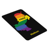 Magnet Flexible Nom personnalisé Gay Unicorn (Côté Droit)
