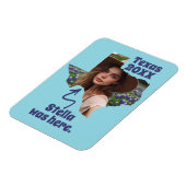 Magnet Flexible Nom personnalisé, photo et année du souvenir du Te (Côté Gauche)