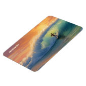 Magnet Flexible Nom personnalisé Surf (Côté Gauche)