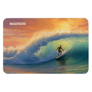 Magnet Flexible Nom personnalisé Surf