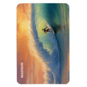 Magnet Flexible Nom personnalisé Surf (Vertical)