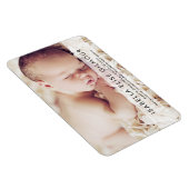 Magnet Flexible Nom photo moderne Birth Stat Nouveau-né Fille (Côté Droit)