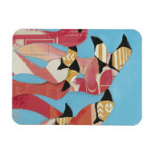 Magnet Flexible Nombre de Flamants roses (Horizontal)