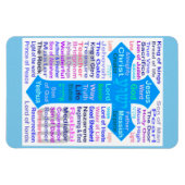 Magnet Flexible Noms de Dieu et de Jésus (Horizontal)