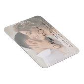 Magnet Flexible Noms de script de photo de mariage Enregistrer la  (Côté Droit)