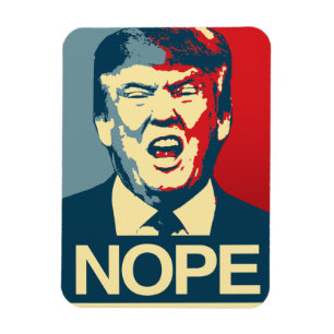 Magnet Flexible NOPE - Poster anti-Trump - Anti-Trump -