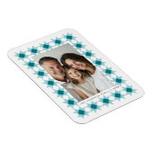 Magnet Flexible Nordique Star Frame Blue Aqua (Côté Droit)