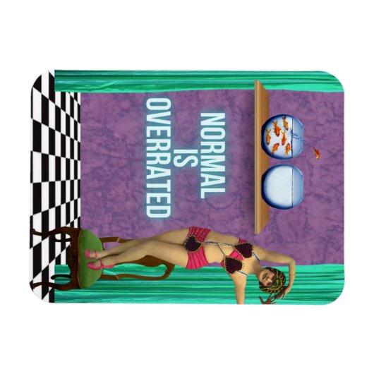 Magnet Flexible Normal est surévalué Funky & Fun Altered Art (Horizontal)