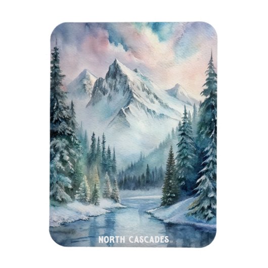 Magnet Flexible North Cascades National Park (Vertical)