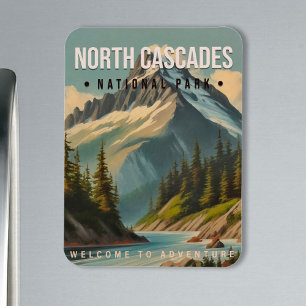 Magnet Flexible North Cascades National Park Washington Vintage