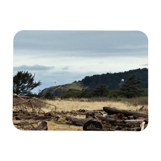 Magnet Flexible North Head Lighthouse, Cape Disappointment, WA (Horizontal)