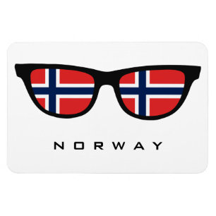 Magnet Flexible Norvège Nuances de texte et d'aimant de couleur p