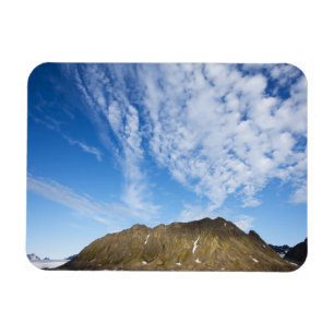 Magnet Flexible Norvège, Svalbard, Nuages au-dessus de falaises es