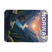 Magnet Flexible Norway Troll (Horizontal)