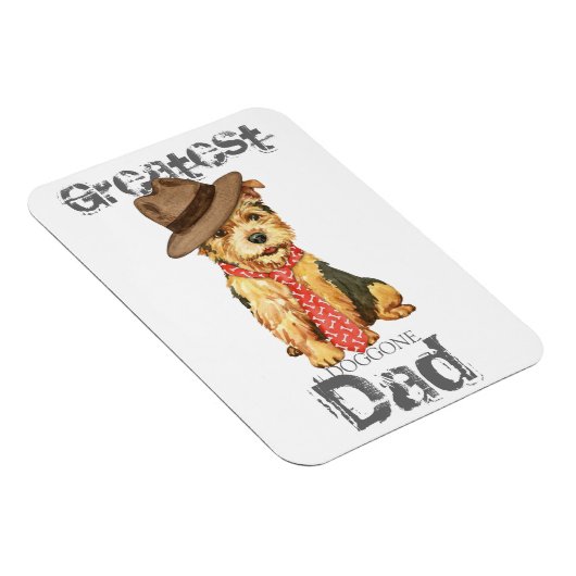 Magnet Flexible Norwich Terrier Papa (Côté Droit)