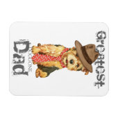 Magnet Flexible Norwich Terrier Papa (Horizontal)