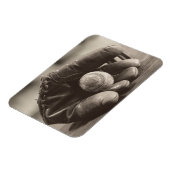 Magnet Flexible Nostalgie du baseball - Mitt et Baseball (Côté Gauche)
